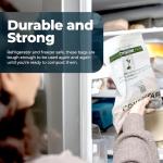 Matter Compostable Gallon Freezer Bags for Food Storage, Eco-Friendly, Resealable, Food Storage Bags, 30 Count