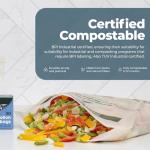 Matter Compostable Gallon Freezer Bags for Food Storage, Eco-Friendly, Resealable, Food Storage Bags, 30 Count