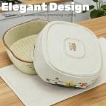 YIMITEE 2 Pack Ceramic Small Casserole Dishes, 7" x 6.5" Baking Dish for Toaster Oven, 20 OZ Deep Lasagna Pan with Handles, Durable Vintage Bakeware Pans for Cake Brownie Kitchen, Microwave Safe