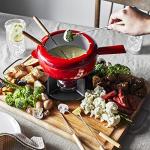 ZWILLING 8-in Fondue Pot Set with 6 Forks, For Chocolate, Caramel, Cheese, Sauces and More