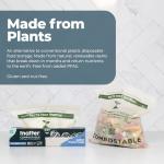 Matter Compostable Gallon Freezer Bags for Food Storage, Eco-Friendly, Resealable, Food Storage Bags, 30 Count