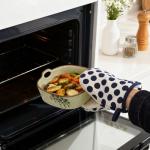 YIMITEE 2 Pack Ceramic Small Casserole Dishes, 7" x 6.5" Baking Dish for Toaster Oven, 20 OZ Deep Lasagna Pan with Handles, Durable Vintage Bakeware Pans for Cake Brownie Kitchen, Microwave Safe