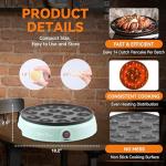 Mini Pancake Maker with 14 Cooking Holes