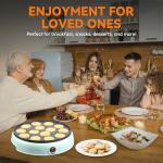 Mini Pancake Maker with 14 Cooking Holes