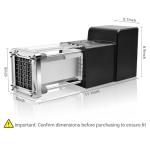 Sopito French Fry Cutter Electric Vegetable Slicer Stainless Steel with 3 Blades 1/4 3/8 1/2 Inch for Potatoes Carrots Onions Apples