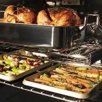 ZLINE 30 in. Professional True Convection Double Wall Oven with Air Fry and Self Clean in Black Stainless Steel (WADB-30)