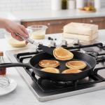 2Pcs Crepe Pan Maker Batter Spreader Spatula, Crepe Spreader and Spatula Set, Stainless Steel Crepe Spreader Tool, Cake Turner Kitchen Utensils With Hanging Hole