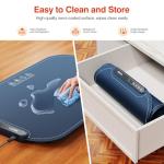 Warming Mat for Food, Voriah Electric Warming Tray with 99H Timer & 8 Temperature Settings, Foldable Food Warmer with °C/°F Switch, Keeps Food Warm at Buffets, Sabbath, Family Gatherings（Navy Blue）