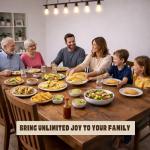 3-in-1 Tortilla Sealer & Crimper with 12” Tortilla Warmer Pouch – Adjustable 6”, 8”, 10” Wrap Press for Tacos, Burritos, Quesadillas, Empanadas – Heat-Resistant, Leak-Proof, Dishwasher Safe