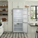 Summit FFBF284SSIM 28" Wide Bottom Freezer Refrigerator, Icemaker, 13.8 cu.ft, Stainless Steel Door, LED Lighting, Energy Star Certified, Perfect for Apartments and Small Kitchen