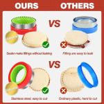 HINZER 4-Piece Sandwich Cutter and Sealer Set