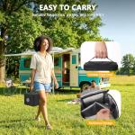 Lord Eagle 9-Speed Digital Hand Mixer Electric Handheld, 500W DC Motor Kitchen Mixer for Cake Baking, Lightweight Egg Beaters with Stain-resistant & Waterproof Storage Bag & 6 Accessories