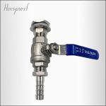 Horiznext npt 1/2 home brew bulkhead ball valve stainless steel 304 for Homebrew beer Kettle tap equipment kit, weldless water tank spigot (1 pc)