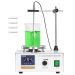 VOEDOR 85-2 Digital Display Magnetic Stirrer with 4 Magnetic Stir Bars – Magnetic Stirrer Hot Plate, 0-2000 RPM Lab Stirring System with Temperature Probe, Stainless Steel Plate & Stand Support