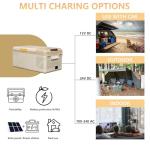 Alpicool KM15 Portable Freezer, 12 Volt Car Refrigerator, 17 Quart (15.9 Liter) Fast Cooling Fridge, 12/24V DC and 100-240V AC for Outdoor, Camping, RV, Truck