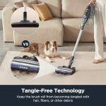 Eureka Corded Stick Vacuum Cleaner for Home Pet Hair, Lightweight Vacuum Cleaner with Powerful Suction for Carpet Tile and Hard Floor, Blue, NES520BL 2-in-1 Flash Handheld Vac