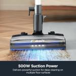 Eureka Corded Stick Vacuum Cleaner for Home Pet Hair, Lightweight Vacuum Cleaner with Powerful Suction for Carpet Tile and Hard Floor, Blue, NES520BL 2-in-1 Flash Handheld Vac