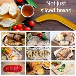 Sanyakti Serrated Bread Knife, Bread Slicer for Homemade Bread, Premium Wooden Handle Stainless Steel Saw Sourdough Bread Knife Simple Use 14.5 in (Updated Version)