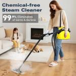Waitbird Steam Cleaner, Steam Cleaner For Home,Handheld Steam Cleaner With 21 Accessories,248 ° F High Temperature,Suitable For Floors,Sofas,Interior Decoration,Barbecue Grills,Mop Replacement Parts