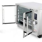 MegaChef 30 Quart Digital French Door Multi-Function Convection Toaster Oven with Rotisserie Set & Toast, Bagel, Pizza, Bake, Roast, Broil, Cookies, Dehydrate & More Presets