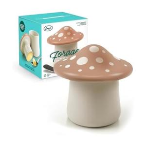 Genuine Fred FORAGE Mushroom Butter Storage Container, Unique Kitchen Accessory for Storing and Serving Butter, Fun and Functional Design