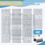 Upgrade WB26X35089 Wall Oven Lower Cooling Fan Compatible with GE Oven, Replacement Part WB26X23613 AP6980441