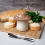 Genuine Fred FORAGE Mushroom Butter Storage Container, Unique Kitchen Accessory for Storing and Serving Butter, Fun and Functional Design