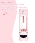 Nimbelephant Personal Portable Blender - Smoothies & Shakes - 20Oz/600ml Large Capacity High Power Cordless Blender (Pink)