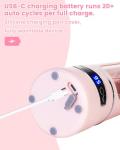 Nimbelephant Personal Portable Blender - Smoothies & Shakes - 20Oz/600ml Large Capacity High Power Cordless Blender (Pink)