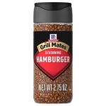 McCormick Grill Mates Hamburger Seasoning, 2.75 oz