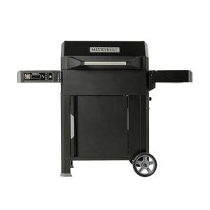 Masterbuilt AutoIgnite 545 Digital Charcoal Grill and Smoker Combo for Easy Grilling, Digital Control, App, Sear Plate, Mini Hopper and 545 BBQ Cooking Square In. in Black