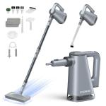 FEPPO Steam Mop & Detachable Handheld Steam Cleaner for Home and Floor Cleaning, 15s Heat-Up, 230°F Floor Steamer for Deep Cleaning with Multi-purpose Attachments Hardwood Floors, Tile,Grout,Furniture
