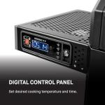 Masterbuilt AutoIgnite 545 Digital Charcoal Grill and Smoker Combo for Easy Grilling, Digital Control, App, Sear Plate, Mini Hopper and 545 BBQ Cooking Square In. in Black