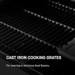 Masterbuilt AutoIgnite 545 Digital Charcoal Grill and Smoker Combo for Easy Grilling, Digital Control, App, Sear Plate, Mini Hopper and 545 BBQ Cooking Square In. in Black