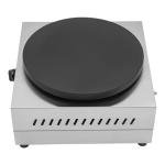 JINHZIXIU 16Inch Gas Crepe Maker Commercial Pancake Maker Stainless Steel Flat Plate Crepe Griddle Pancake Making Machine with Drawer & Scraper for Restaurant, Canteen