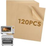BYKITCHEN 11 x 9in Air Fryer Parchment Paper Sheet Liners Compatible with Breville Smart Oven Air Fryer Pro BOV900BSS/ Cuisinart Airfryer Toaster Oven, Airfryer Toaster Combo Accessories(120pcs)