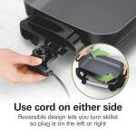 Hamilton Beach Durathon Reversible Ceramic Skillet, 12"x15" Removable Reversible Pan, R25824 (Renewed)