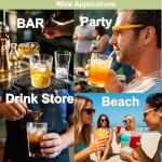 Ice Cube Tray with Lid & Bin Ice Maker Ice Trays for Freezer Ice Container- Reusable Ice Mold for Whiskey, Cocktail, Coffee, Beer Drinks with Ice Trays Ice Tongs (Green)