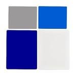 Farberware Flexible Kitchen Cutting Mat Set - Made in the USA - Cross-Contamination Prevention, 8x10 and 11x14 Inches, Non-Slip Design - Easy-Care Kitchen Essential, 4-Piece