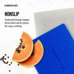 Farberware Flexible Kitchen Cutting Mat Set - Made in the USA - Cross-Contamination Prevention, 8x10 and 11x14 Inches, Non-Slip Design - Easy-Care Kitchen Essential, 4-Piece