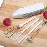 Norpro Cordless Mini Mixer, 5 Piece Set, One Size, White