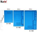 Kaisi Heat Insulation Silicone Repair Mat with Scale Ruler and Screw Position for Soldering Iron, Phone and Computer Repair Size:17.7 x 11.8 Inches