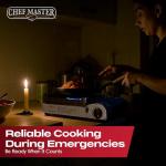 Chef Master Portable Butane Camping Stove 15,000 BTU