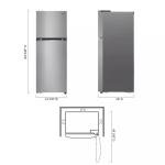 LG 24-Inch Top Freezer Refrigerator, 11 Cu. Ft., EasyReach™ Bins, Sliding Shelf, Digital Temperature Controls