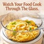 MAGNIFIQUE 4.5 Quart 8-in-1 Glass Pot Multi-Cooker, Programmable Round Slow Cooker with Removable Non-Toxic Glass Pot, Rice-cooking, Nonstick, Oatmeal