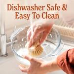 MAGNIFIQUE 4.5 Quart 8-in-1 Glass Pot Multi-Cooker, Programmable Round Slow Cooker with Removable Non-Toxic Glass Pot, Rice-cooking, Nonstick, Oatmeal