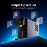 Silonn Nugget Ice Maker Countertop, Auto Drop Ice, Self Cleaning Ice Machine, 40 lbs/24H Soft Chewable Ice, Self Dispensing Nugget Ice Maker for Home, Kitchen and Party