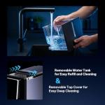 Silonn Nugget Ice Maker Countertop, Auto Drop Ice, Self Cleaning Ice Machine, 40 lbs/24H Soft Chewable Ice, Self Dispensing Nugget Ice Maker for Home, Kitchen and Party