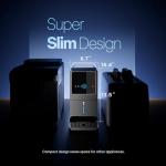 Silonn Nugget Ice Maker Countertop, Auto Drop Ice, Self Cleaning Ice Machine, 40 lbs/24H Soft Chewable Ice, Self Dispensing Nugget Ice Maker for Home, Kitchen and Party