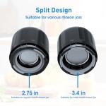 Upgraded Auto Stop Electric Mason Jar Vacuum Sealer Kit (Lids Included) for Wide & Regular Mouth Jars, Large Screen & Battery Level Display, Fully Automatic Portable Canning Food Storage Sealer